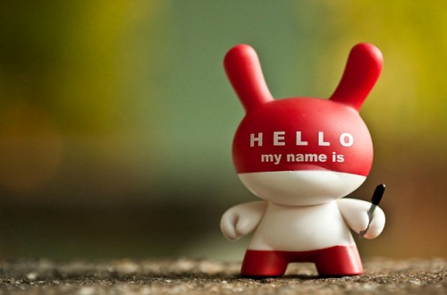 Hello my name is ... 221/365, image courtesy Robert Occhialini on Flickr