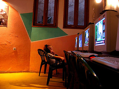 Internet Cafe, Bulgaria, courtesy Flickr.com user Uros Velickovic