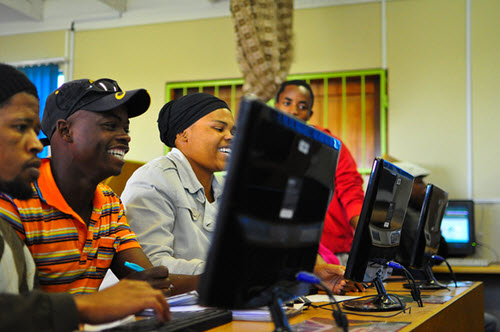 Youth technology training in South Africa, image courtesy Beyond Access on Flickr