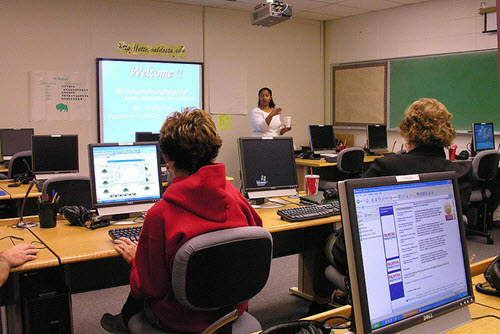Sheila Explains Purposes for Classes, image courtesy Judy Baxter on Flickr