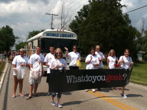Library parade in Lawrenceburg, Indiana Library parade in Lawrenceburg, Indiana